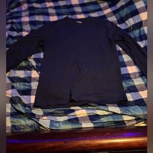 Seventh Avenue Dark Navy Blue Long Sleeve Shirt